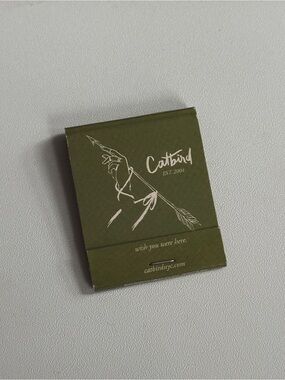 Catbird NYC Matchbook